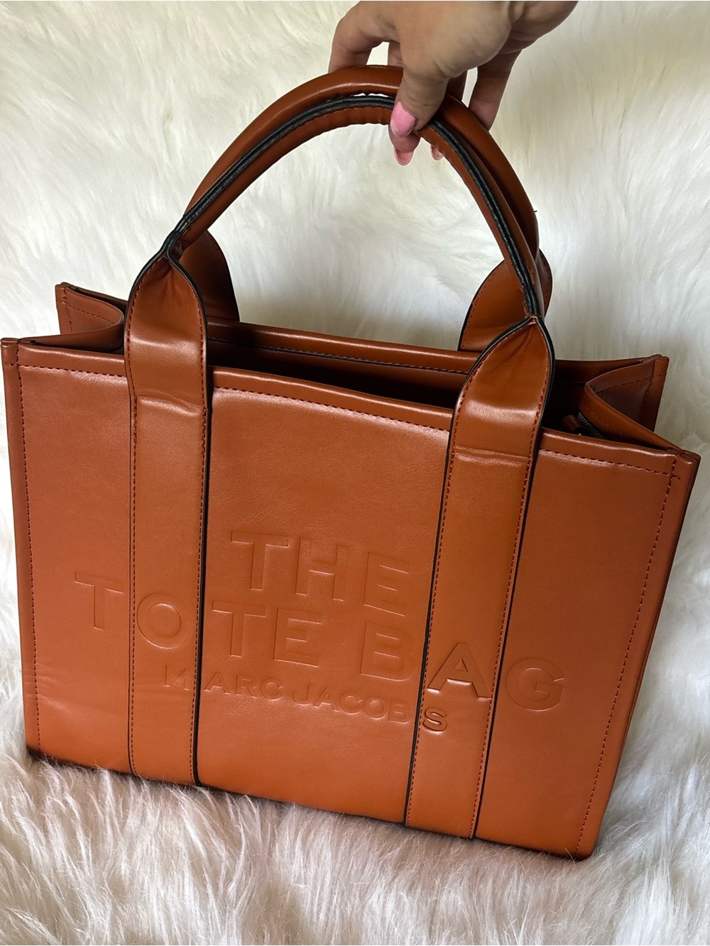 Marc Jacobs The Tote Bag in cognac brown - not authentic
